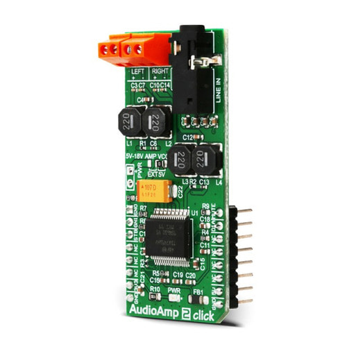 듀얼 BTL TDA7491 클래스 D 오디오 앰프 모듈 (AudioAmp 2 click)