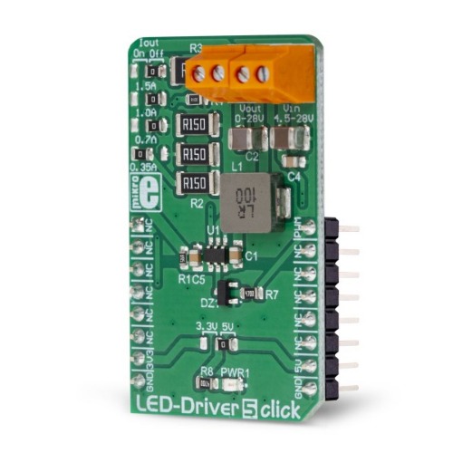 TPS54200 하이파워 LED 드라이버 모듈 (LED DRIVER 5 CLICK)