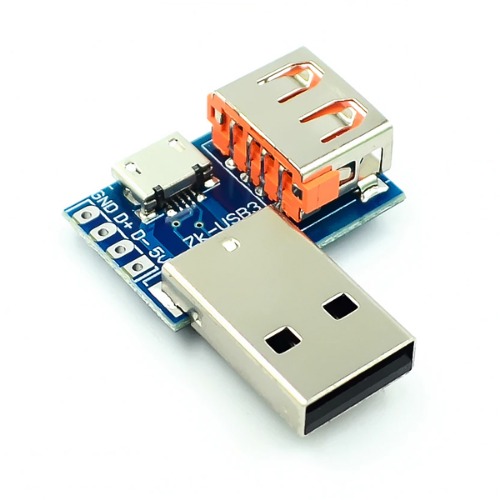 3타입 USB 커넥터 모듈 -micro USB, Type A Female/Male (USB Connector Breakout -3 Type, micro USB, Type A Female/Male)