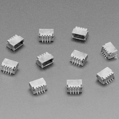JST SH 4핀 커넥터 10개 (JST SH 4-pin Right Angle Connector (10-pack) - Qwiic Compatible)