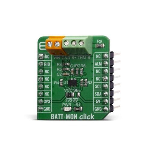 STC3115 배터리 모니터링 모듈 -전압,전류,온도, 쿨롱카운터 (BATT-MON CLICK)