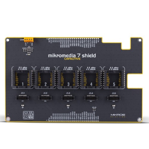mikromedia 7 capacitive 디스플레이 보드용 쉴드 (MIKROMEDIA 7 CAPACITIVE SHIELD)