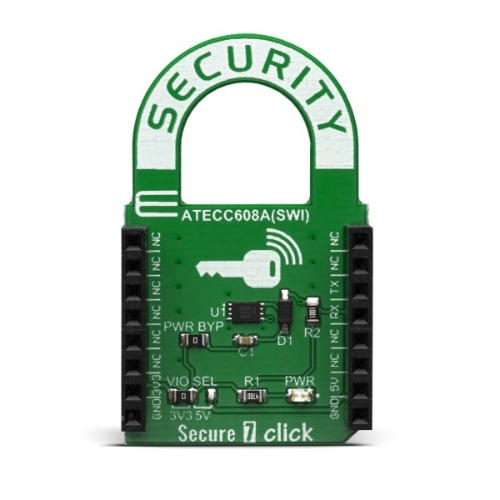 ATECC608A 암호화 모듈 (SECURE 7 CLICK)
