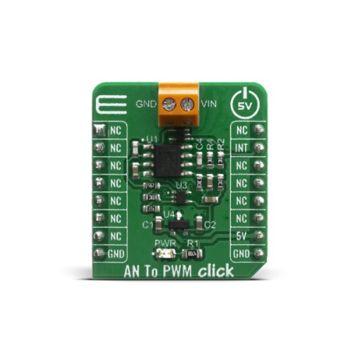 아날로그 전압 - PWM 신호 변환 모듈 -OPA2365, TLV3201 (AN TO PWM CLICK)