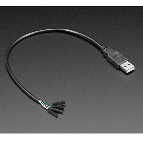 USB Type A 플러그 커넥터 케이블 -30cm (USB Type A Plug Breakout Cable with Premium Female Jumpers - 30cm long)