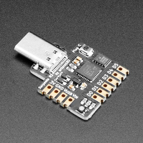 초소형 CircuitPython 프로토타이핑 보드 -USB C (Serpente - Tiny CircuitPython Prototyping Board - USB C Plug)
