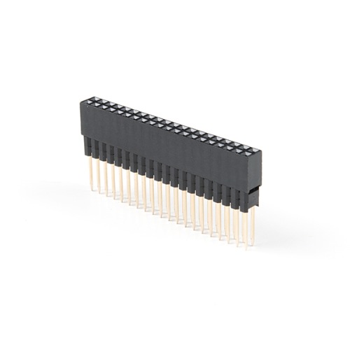 2x20 핀 긴 GPIO 암놈 헤더 -16mm/7.3mm, 라즈베리용 (Extended GPIO Female Header - 2x20 Pin (16mm/7.30mm))