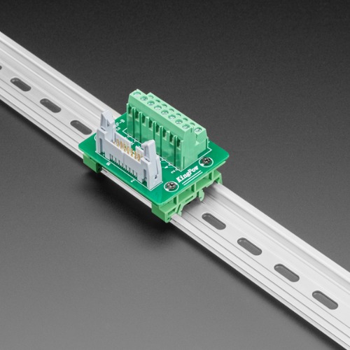 DIN 레일 2x8 IDC - 터미널 블럭 어답터 (DIN Rail 2x8 IDC to Terminal Block Adapter Breakout)