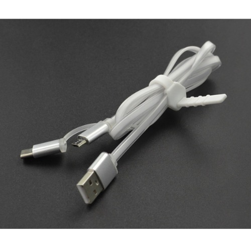 USB Type C/micro USB - USB Type A 변환 케이블 (Type-C&amp;Micro 2-in-1 USB Cable)