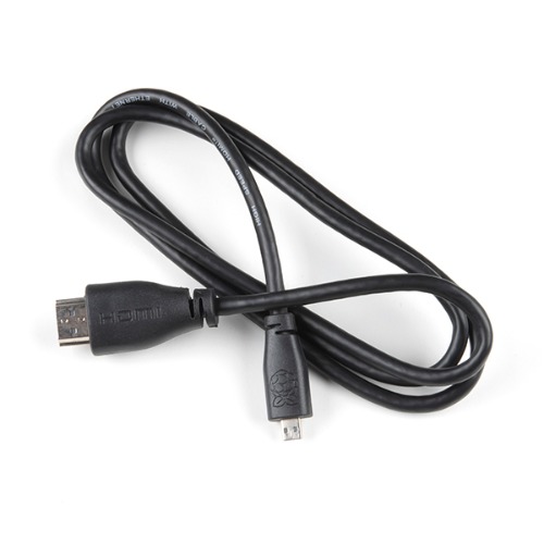 라즈베리 파이 공식 micro HDMI - HDMI-A 케이블 -1m (Raspberry Pi Official Micro HDMI to HDMI-A Cable (1m))