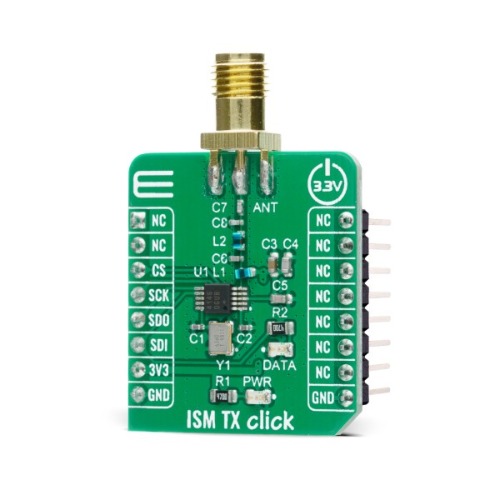 MAX41460 UHF sub-GHz ISM/SRD 트랜스미터 모듈 (ISM TX CLICK)