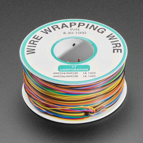 와이어 랩핑 와이어 -8컬러, 30AWG (Rainbow Wire Wrap Thin 30 AWG Prototyping &amp; Repair Wire - 280 meters total - 35m each of 8)