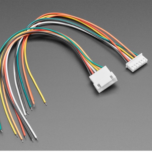 2.5mm 피치 6핀 케이블 암/수 -JST XH (2.5mm Pitch 6-pin Cable Matching Pair - JST XH compatible)