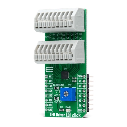 16채널 LED 드라이버 모듈 -TLC59283 (LED DRIVER 10 CLICK)