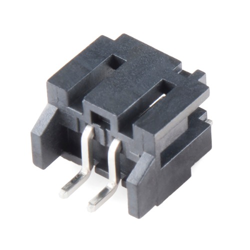 JST Ph 오른각 커넥터 -SMD 2핀 (JST Right-Angle Connector - SMD 2-Pin (Black))
