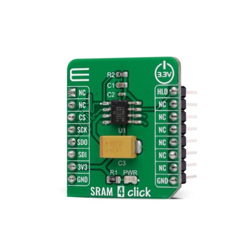 NV SRAM CY14B512Q 모듈-512Kbit (SRAM 4 CLICK)