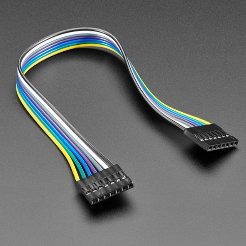 2.54mm 피치 7핀 점퍼 케이블 -20cm (2.54mm Pitch 7-pin Jumper Cable - 20cm long)
