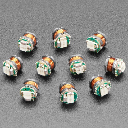 소형 인덕티브 무선 전원 LED 10개 -초록 (Small Inductive Wireless LEDs - 10 Pack - Green)