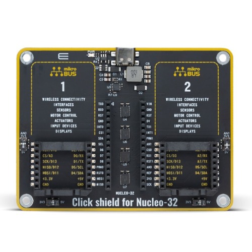 Nucleo-32용 클릭 보드 쉴드 (Click Shield for Nucleo-32)