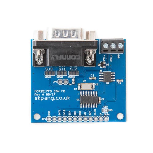 CAN FD 컨트롤러 트랜시버보드 -MCP2518FD, MCP2562FD (Microchip MCP2518FD CAN FD Breakout Board)