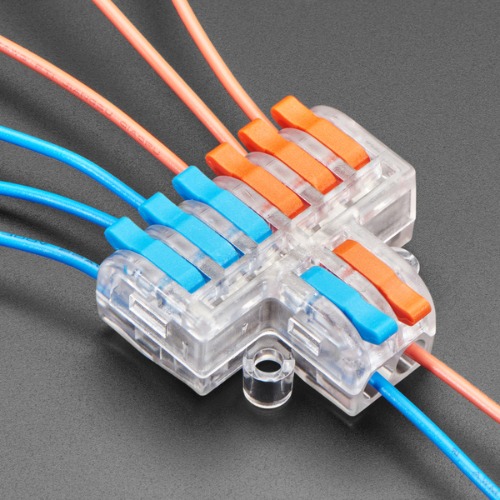 스냅 와이어 커넥터 - 2:6 (Snap Action 2-to-6 Wiring Block Connector - Clear DF-62)
