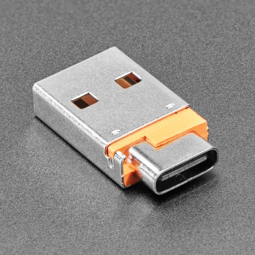 USB A - USB C 커넥터 어답터 (USB A Plug to USB C Jack Microadapter)