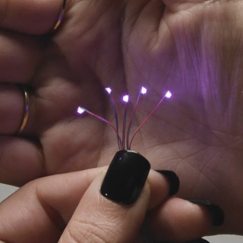 소형 와이어 LED 5개 -보라 (Miniature Wired LEDs - 0805 SMT LED - Purple - 5 pack)
