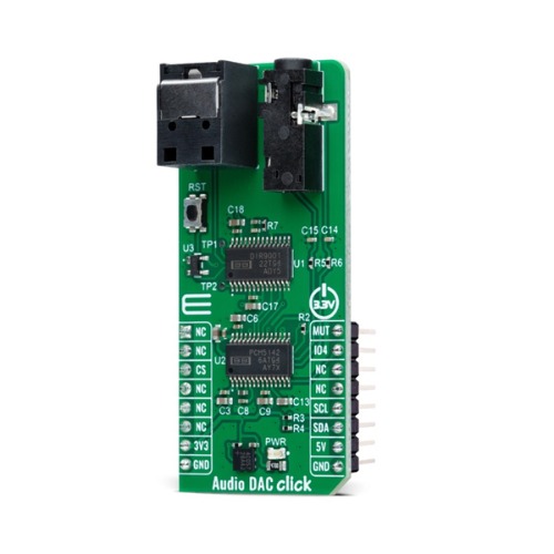32비트 오디오 스테레오 DAC 모듈 -PCM5142, DIR9001 (AUDIO DAC CLICK)