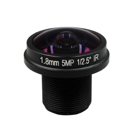 1/2.5인치 M12 마운트 카메라 렌즈 -1.8mm 초점거리, 광각, IR 필터 (1/2.5 inch M12 Mount Camera Lens -1.8mm, Wide Angle, IR Filter)