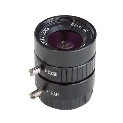 아두캠 CS 마운트 렌즈 -8mm 초점, 매뉴얼 포커스, 조리개 조절 (Arducam CS-Mount Lens for Raspberry Pi HQ Camera, 8mm Focal Length, Manual Focus, Adjustable Aperture)