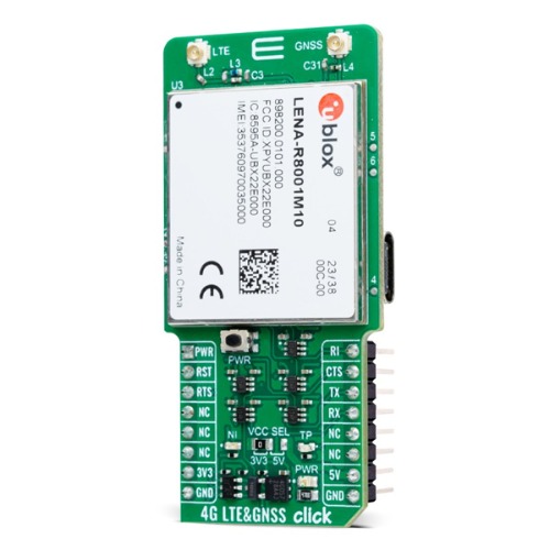 4G LTE 이동통신/GNSS 모듈 -LENA-R8(4G LTE&amp;GNSS CLICK)