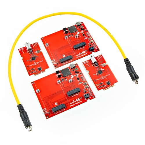 스파크펀 MicroMod 이더넷 키트 1쌍 -ADIN1110, 1700미터 통신 (SparkFun MicroMod Single Pair Ethernet Kit)