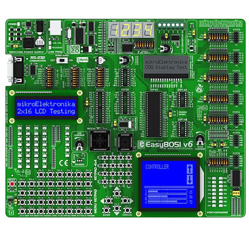 Easy8051-v6 Atmel 8051용 개발보드 (마이크로일렉트로니카)