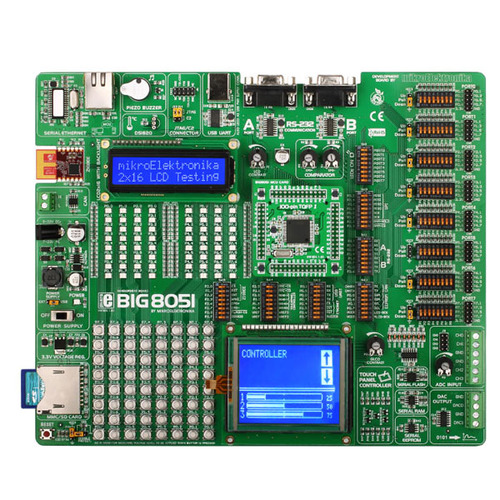 BIG8051 Silicon Labs 8051용 개발보드 (마이크로일렉트로니카)