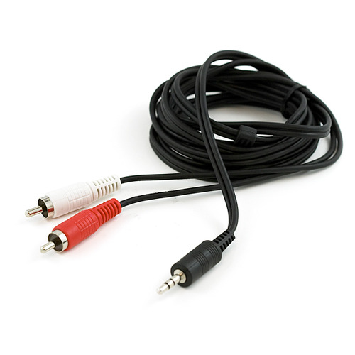 오디오 케이블 3.5mm RCA -6ft (Audio Cable 3.5mm to RCA - 6ft)