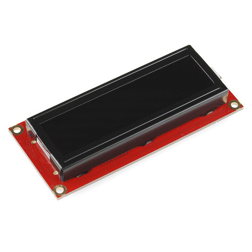 기본형 16x2 문자 LCD - 검정바탕 호박글씨색 3.3V (Sparkfun Basic 16x2 Character LCD - Amber on Black 3.3V)