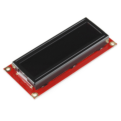 기본형 16X2 문자 LCD - 검정바탕 빨강글씨 3.3V (Sparkfun Basic 16x2 Character LCD - Red on Black 3.3V)