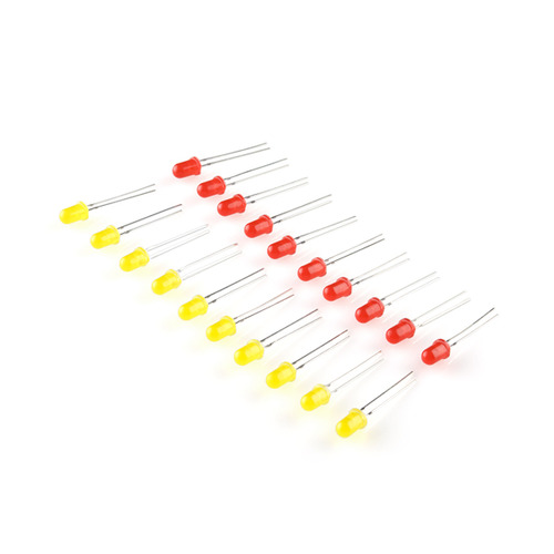 LED 모음 - 빨강 10개/노랑10개 (LED - Assorted 10 Red / 10 Yellow (20 pack))