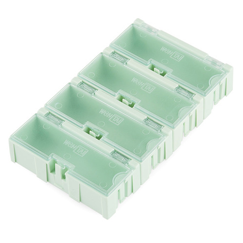 모듈형 부품박스 -중형 4개 (Modular Plastic Storage Box - Medium (4 pack))