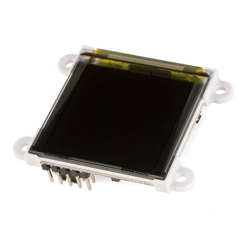 시리얼 미니 OLED 모듈 1.5&quot; - μOLED-128-G2-GFX (Serial Miniature OLED Module - 1.5&quot; (μOLED-128-G2-GFX))