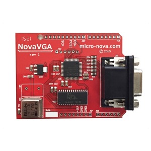 NovaVGA 아두이노 그래픽 쉴드 -VGA출력 (NovaVGA - Arduino graphics shield)