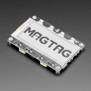 2.9인치 MagTag 전자종이 배지 디스플레이 -ESP32-S2 (Adafruit MagTag - 2.9 inch Grayscale E-Ink WiFi Display)
