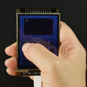 2.8인치 320x240 TFT 감압식 터치 LCD -MicroSD, ILI9341 (Fermion: 2.8 inch 320x240 TFT LCD Resistive Touchscreen with MicroSD)