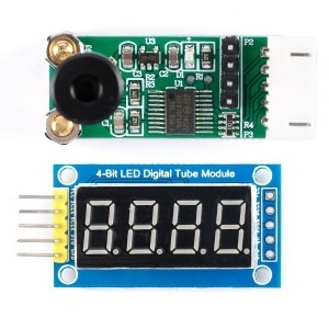 MLX90614 적외선 온도 센서 및 디스플레이 (MLX90614 IR Temperature Sensor with Display Kit)