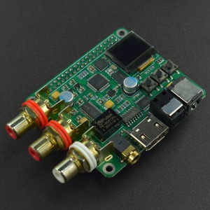 DAC 오디오 디코드 보드 -라즈베리용 (DAC Audio Decoder Board for Raspberry Pi 3B+/ 4B)