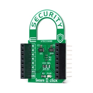 하드웨어 키 기반 인증 모듈 -ATECC608B (SECURE 8 CLICK)