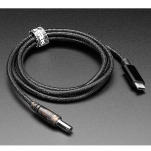 재프로그래밍 가능 USB C PD 케이블 -5.5mm/2.1mm (Re-programmable USB Type-C PD to 2.1/5.5mm Barrel Jack Cable)