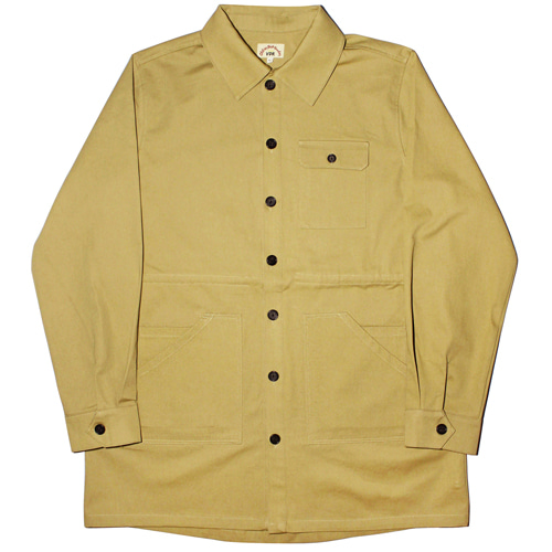 OVERLAPPING FIELD COAT [Beige]