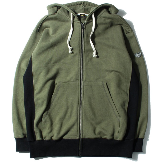 WINGLET SWEAT HOOD FULL ZIP [Khaki]