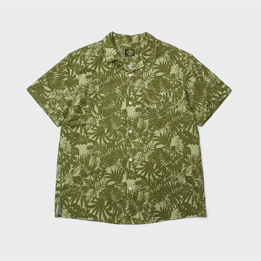 BOTANICAL HAWAIIAN SHIRTS [Peaceful Green]